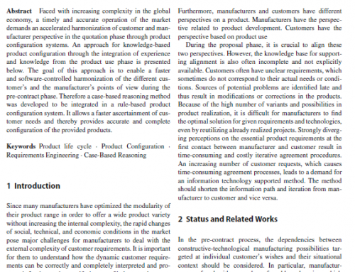 A Product Life-Cycle Oriented Approach for Knowledge-Based Product Configuration System