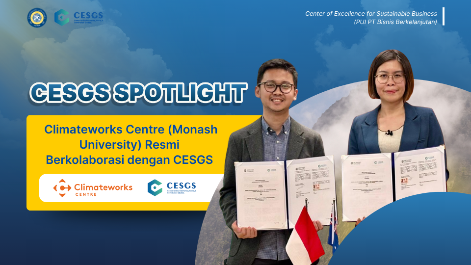 CESGS dan Climateworks Centre Resmi Berkolaborasi CESGS dan Climateworks Centre Resmi Berkolaborasi